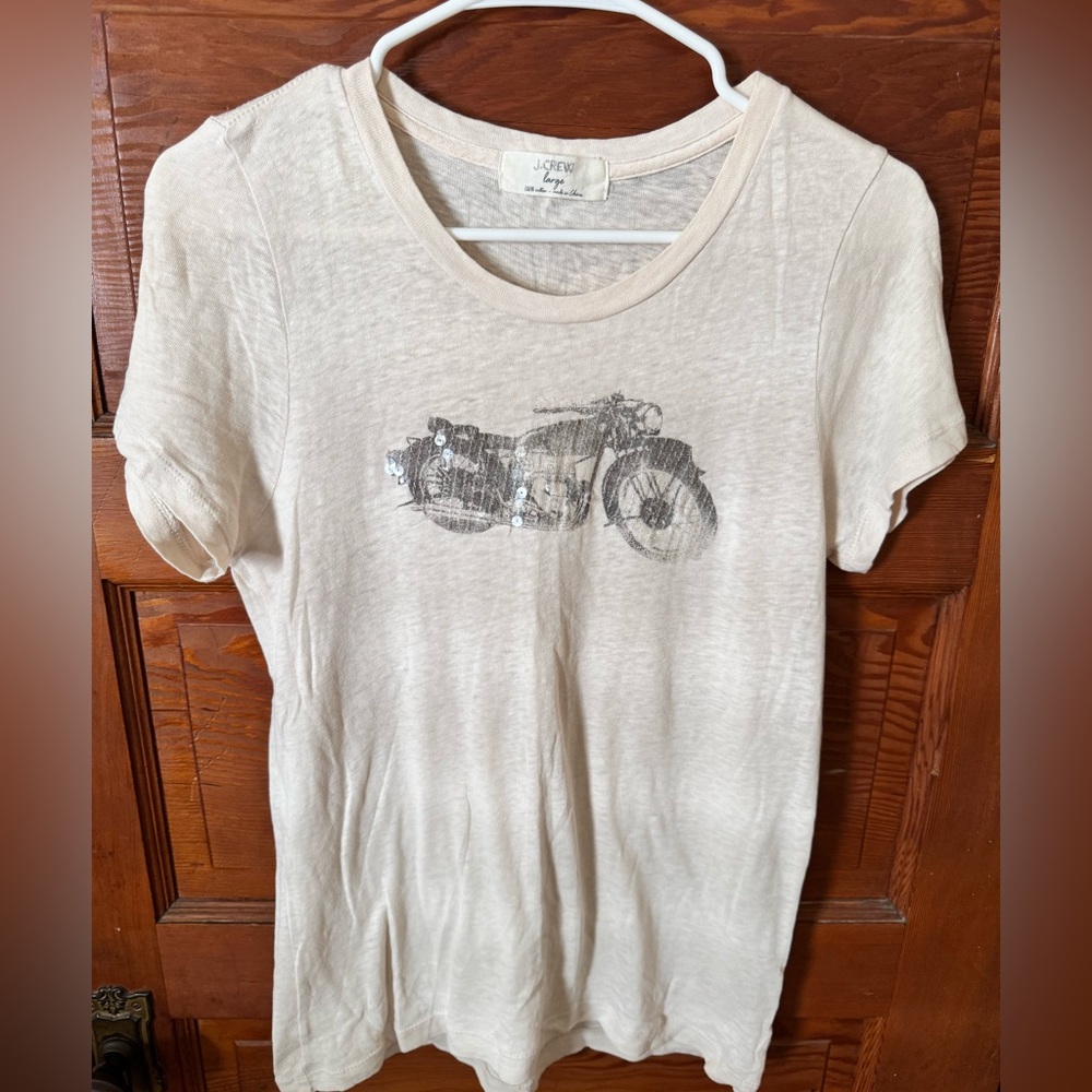 J. Crew Vintage Embellished Tee